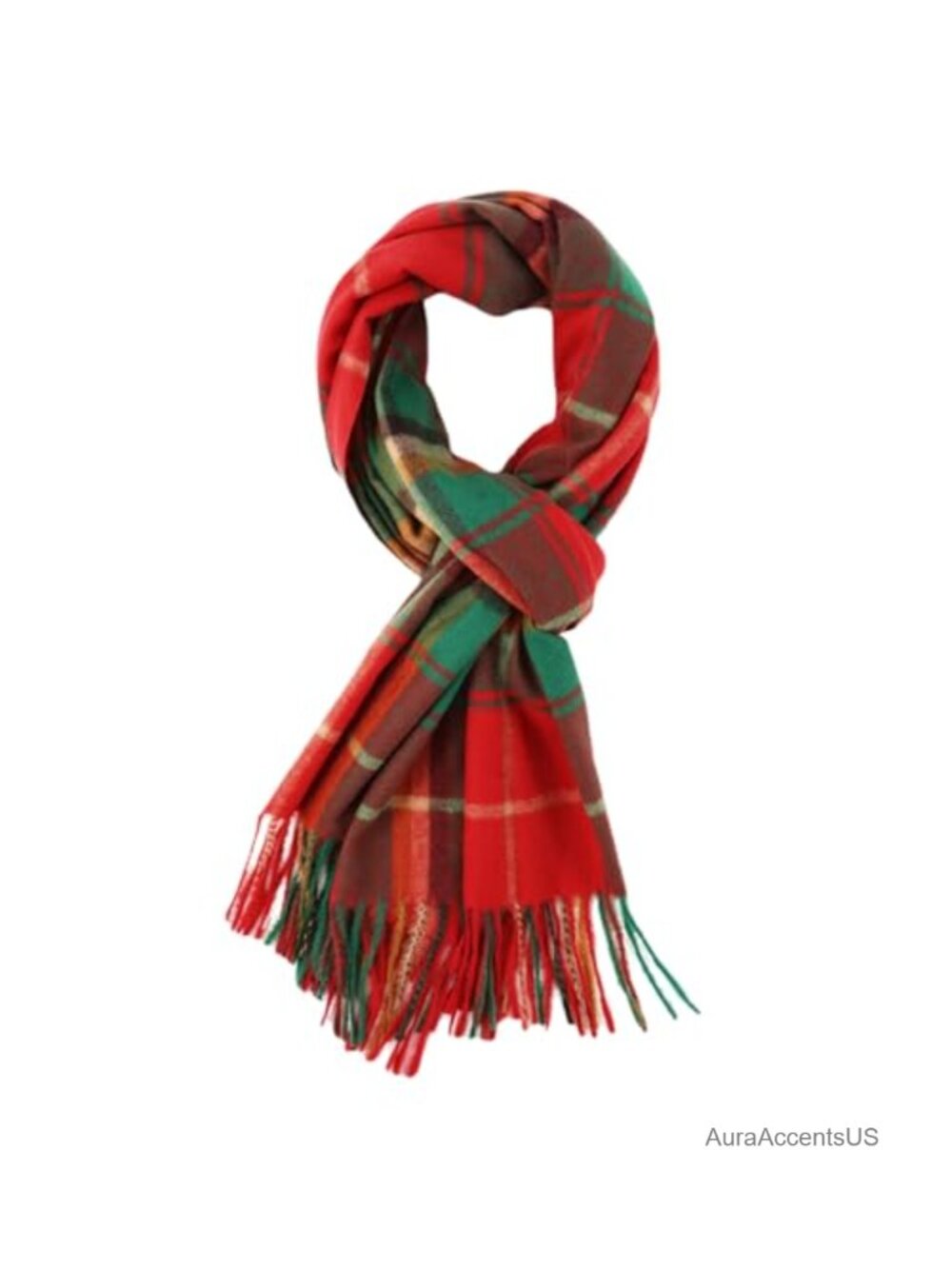 Womens Winter Scarf Oversized Plaid Shawl Wrap Large Cashmere Feel Tartan